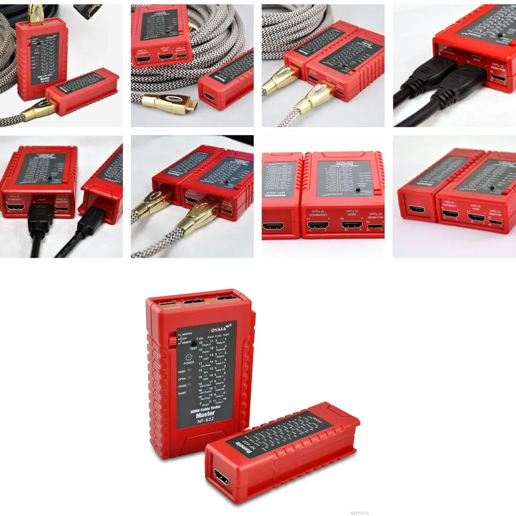 NOYAFA NF-622 HDMI провода тестер HD детектор проверка беспорядок короткий открытый и