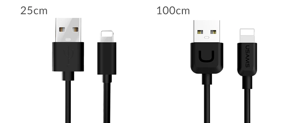USB кабель для передачи данных для iphone, USAMS 2A быстрое зарядное устройство, зарядный кабель для iphone 5S X 8 7 6s 5 se для iPad с ios 12 11 10 9 8
