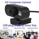HD веб-камера 1080P, компьютер, веб-камера USB 2,0, видеомикрофон для ПК, ноутбука, Великобритания, xd