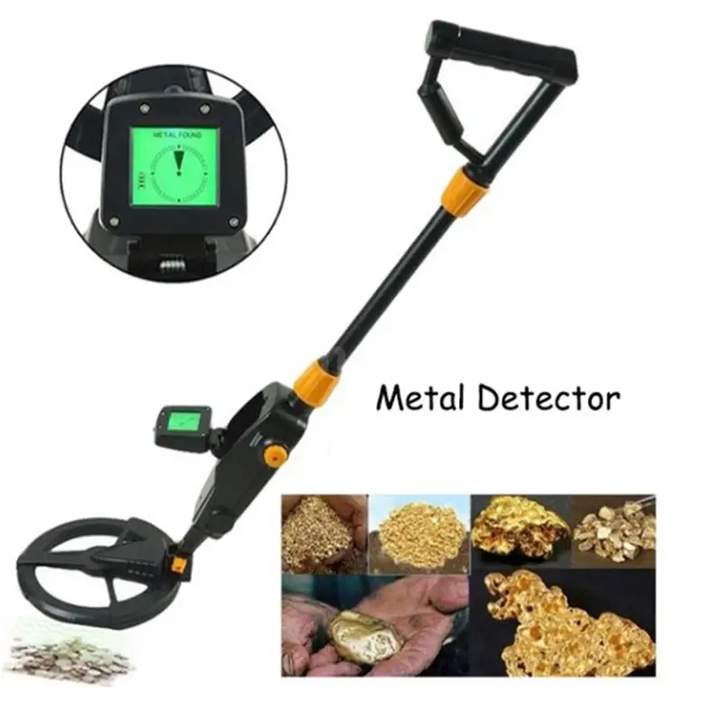 

Lightweight Metal Detector Kids Handheld Pinpoint Treasure Finder Adjustable Underground Iron Metal Gold Detector for Children