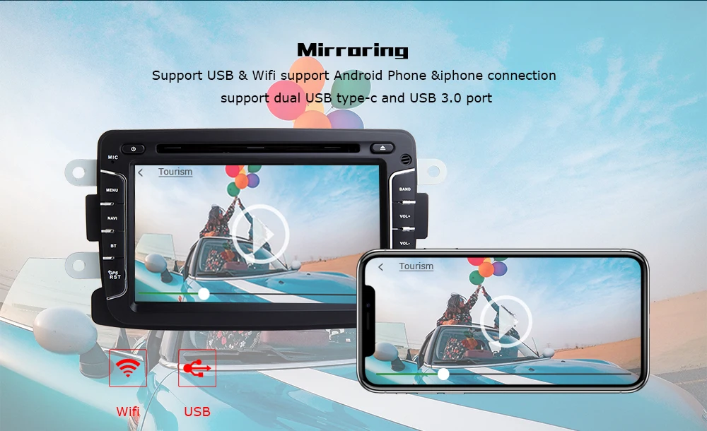 DSP 4GB 1 din android 9,0 автомобильный радио мультимедиа для Dacia Lodgy Logan, Duster Sandero Renault Captur/Lada/Xray DVD gps навигация