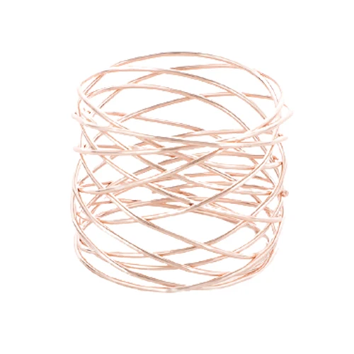 

5pcs Back Pattern Screw Mesh Rings Table Decoration Hollow Out Family Gatherings Everyday Use Napkin Buckle Holder Supplies Tool