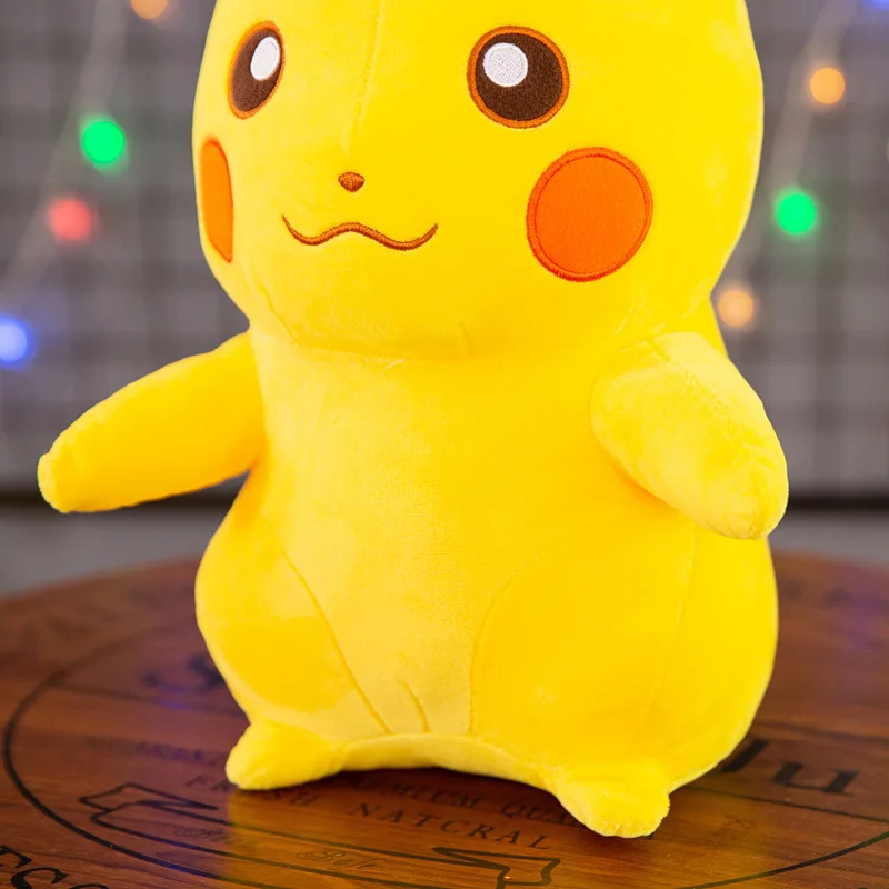 Плюшевые игрушки TAKARA TOMY Pokemon Pikachu мягкие из японского фильма аниме куклы