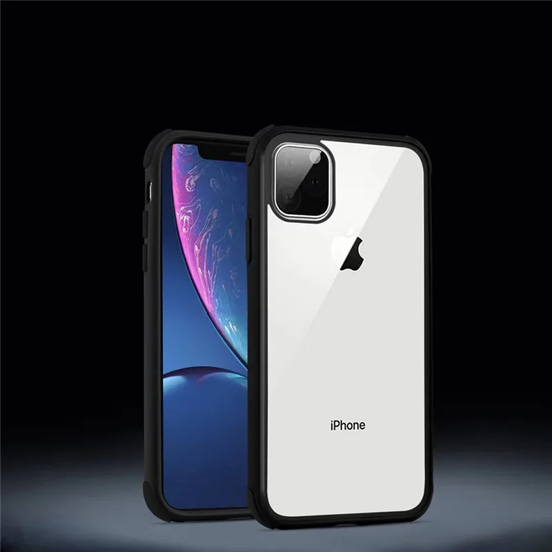Силиконовый чехол для Iphone 11 360 прозрачный мобильный телефон аксессуары iPhone 6 7 8 Plus