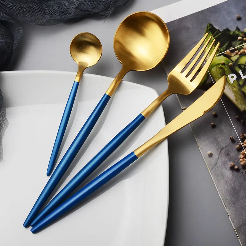 Набор столовой посуды 16 шт./компл. из нержавеющей стали | Дом и сад