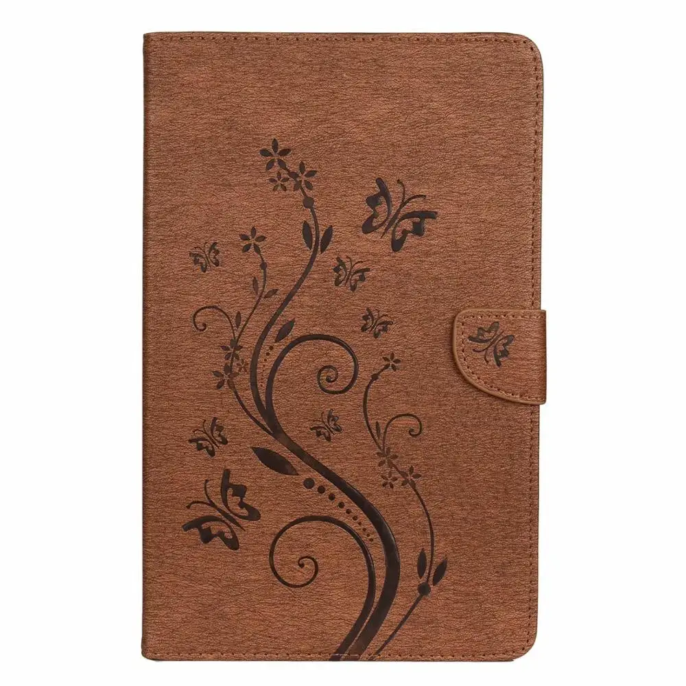 brown SM-T510 SM-T515 чехол для samsung Galaxy Tab A 10,1 T510 T515 чехол мягкий чехол из искусственной кожи для samsung Tab A 10,1 чехол - Цвет: brown