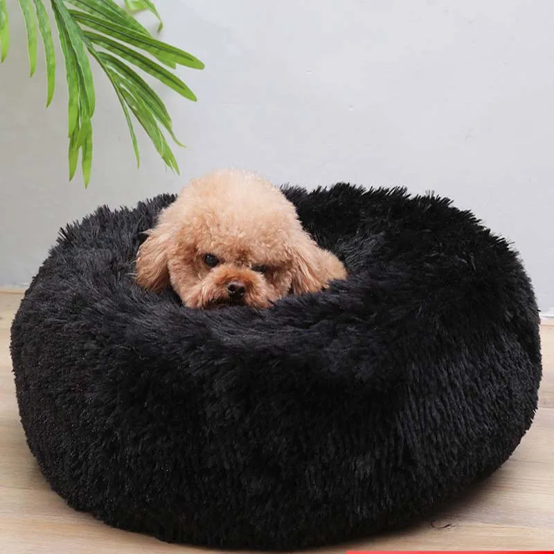 Питомник Doghouse глубокий спящий Кот гнездо длинный плюшевый зимний теплый коврик