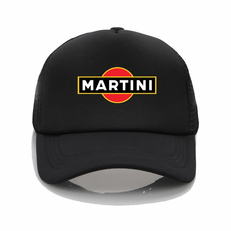 Moda pamuklu şapka Martini yarış baskı beyzbol şapkası erkekler kadınlar yaz güneş şapkası Martini yarış hip hop şapka plaj siperlikli şapka