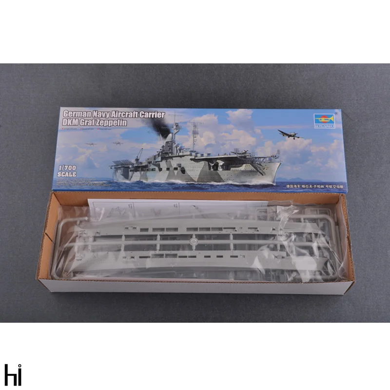 Корабль Trumpeter 06709 1/700 авианосец ВМФ Германии DKM Graf цеппелин военный корабль