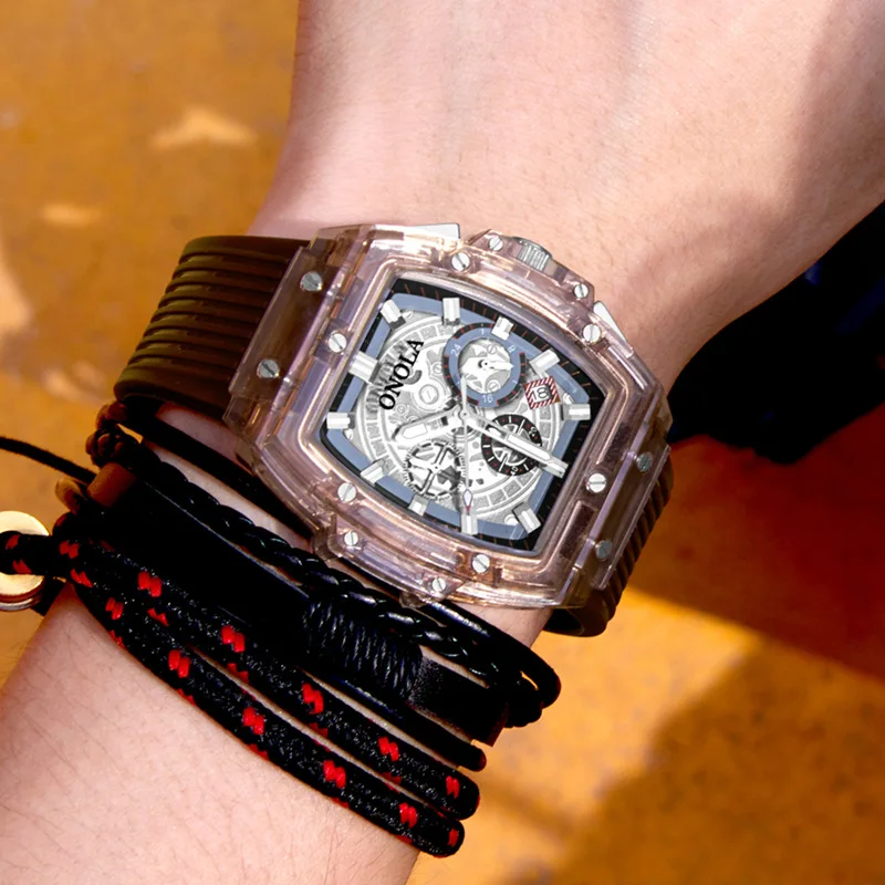 Casual Sport Watches for Men Top Brand Luxury Military Silicone Wrist Watch Male Clock Fashion Luminous Chronograph Wristwatches | Наручные