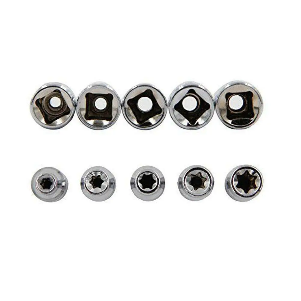 

1/4 3/8 E4-E20 Clip Sockets Nut Replacement Parts Interior Kit E Torx Bit