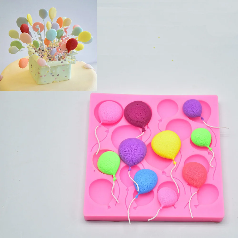

Silicone Balloons Fondant Cake Sugarcraft Chocolate Mold Cake Decorating Tools Baking Tools Molde De Silicona Para Hornear
