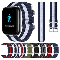 ring buckle woven nylon strap for realme watch 2 pro watchband for realme watch s pro fabric band bracelet replace accessories