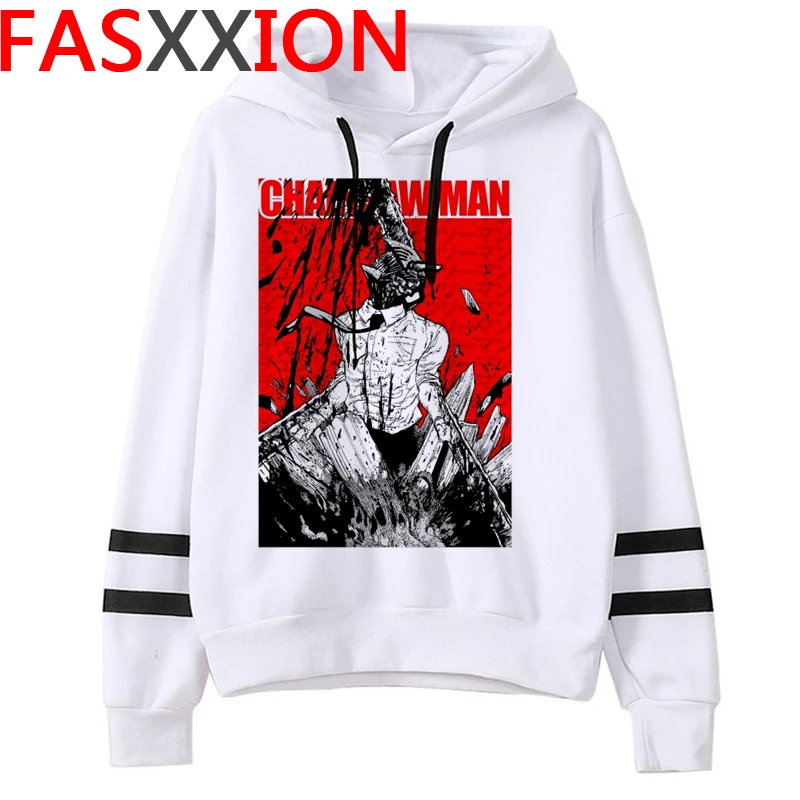 

Chainsaw Man Pochita Makima hoodies men anime y2k aesthetic Oversized male hoddies printed