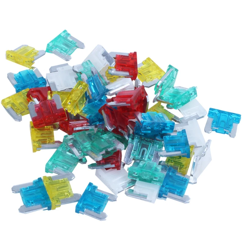 50 шт тонкий низкий профиль Мини-лезвие предохранителя AP сверхмощные Светодиоды