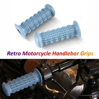 retro motorcycle handle grips 22mm 24mm handlebar environmentally friendly rubber covers compatible for honda yamaha kawasaki
