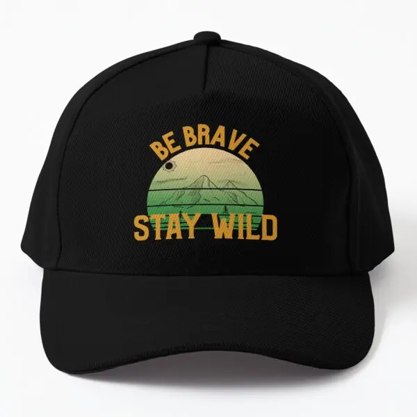 

Бейсболка Be Brave Stay Wild Мужская, кепка для спорта на открытом воздухе, однотонная, в стиле хип-хоп, повседневная, черная, летняя