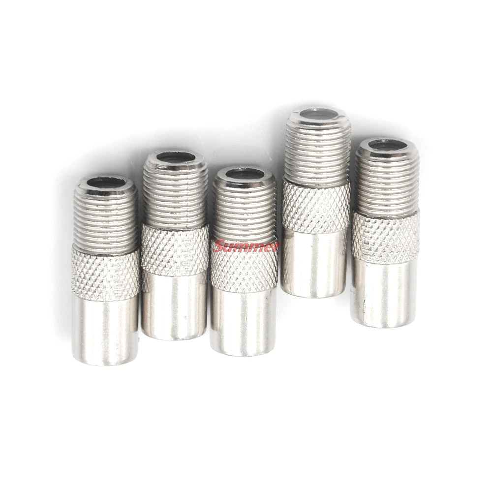 

5pcs/lot STB High Quality Plug RF Coax F Female To RF Male Connector TV Antenna Coaxial Connector F Connector TV Coaxial plug