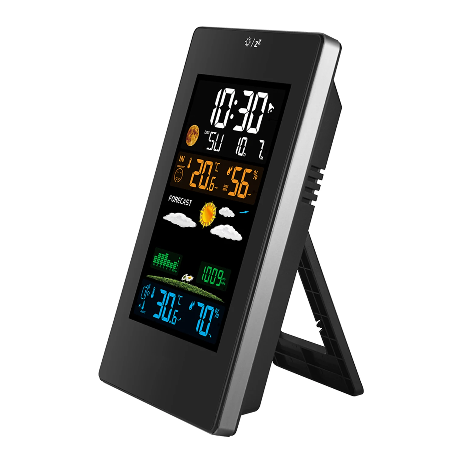 Wireless Weather Station Indoor Outdoor Forecaster with Sensor Digital Thermometer Hygrometer Monitor Alarm Clock | Инструменты