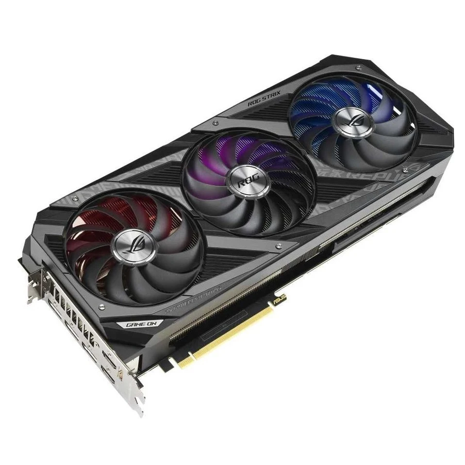 Видеокарта ASUS ROG-STRIX-RTX3080-O10G-V2-GAMING 10GB GDDR6X 320bit 2xHDMI 3xDP LHR (ROG-STRIX-RTX3080-O10G-V2-GAMING) - купить по