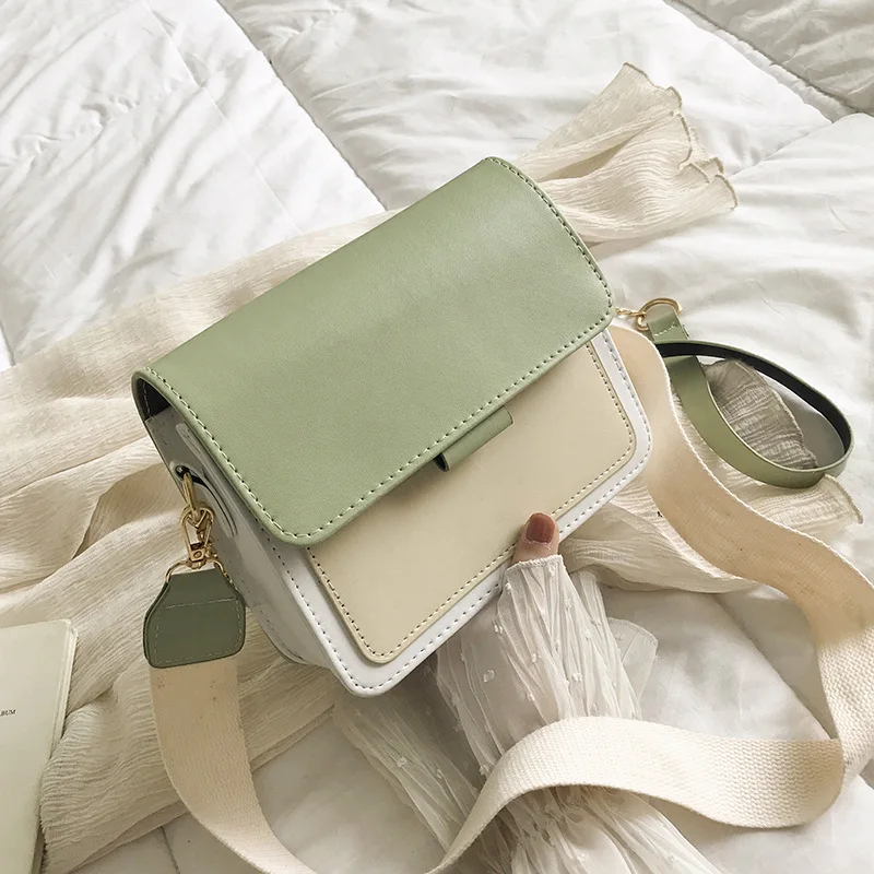 

New Small Flap Crossbody Bags For Women 2021 Summer PU Leather Shoulder Messenger Bag For Girl Handbag Bolsas Ladies Phone Purse