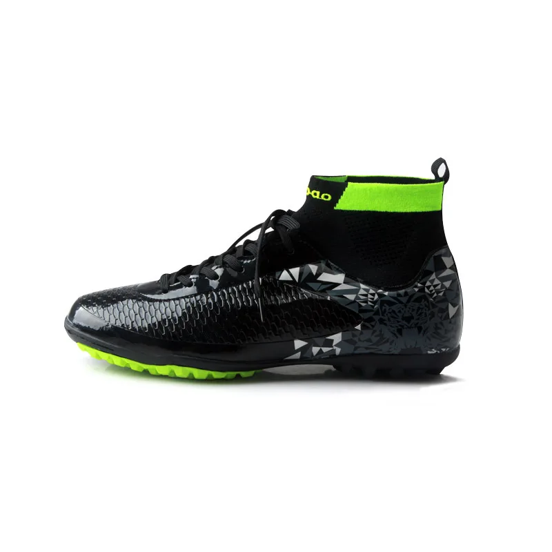 S77022 Black TIEBAO, Новое поступление, футбольные бутсы, уличные, Chuteira TF, футбольные бутсы, дышащие носки, кроссовки для подростков, мужские, Futbol - Цвет: S77022 Black