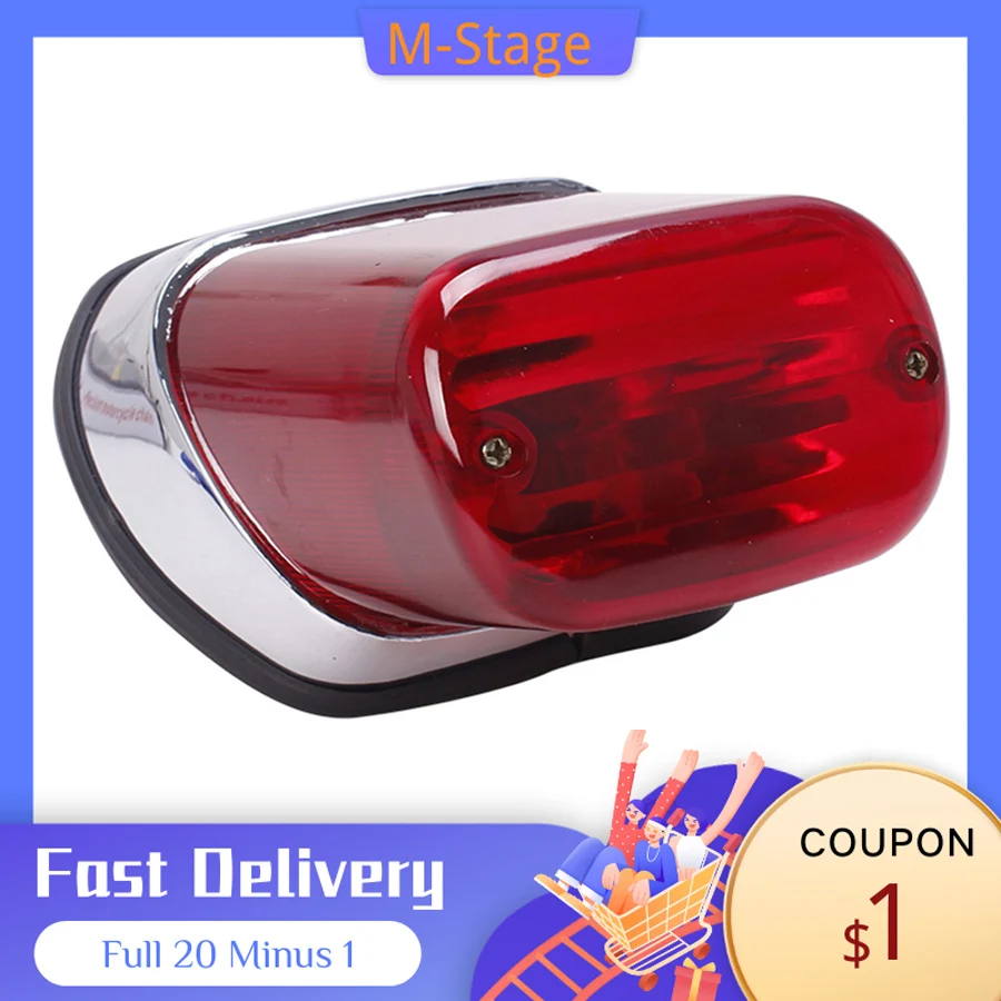 Задний стоп сигнал для мотоцикла 1 шт. задний индикатор ABS красный запчасти Yamaha XV250