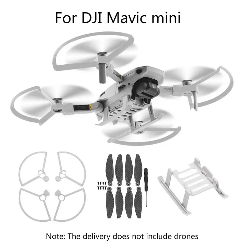 

1Set Quick Release Propeller Protector Carbon Fiber Propeller Landing Gear Extensions Leg for DJI Mavic Mini Drone Accessory