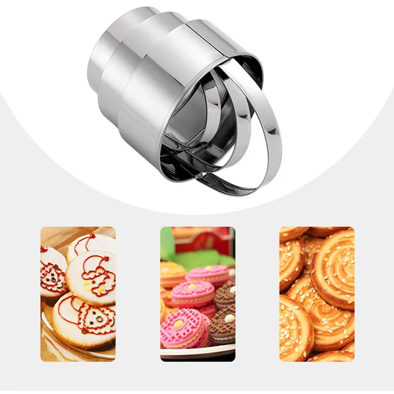 3 шт. формы для выпечки из нержавеющей стали|Инструменты печенья| |