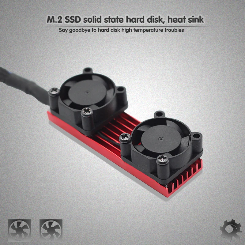 Новый универсальный радиатор M.2 SSD HDD теплоотвод алюминиевый охлаждающие колодки