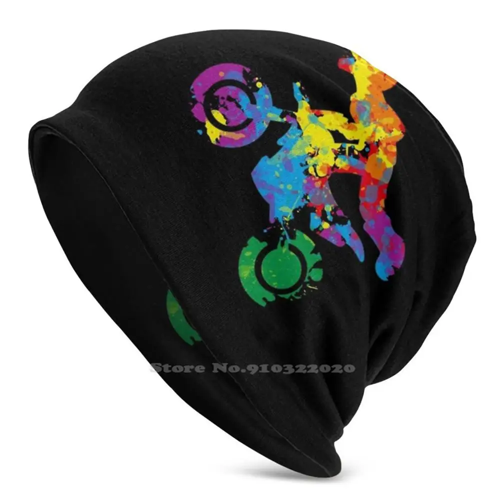 

Colored Motocross Gift For Biker Stretch Knit Beanies Autumn Winter Hats For Man Woman Child Teens Motocross Bike Biker Race