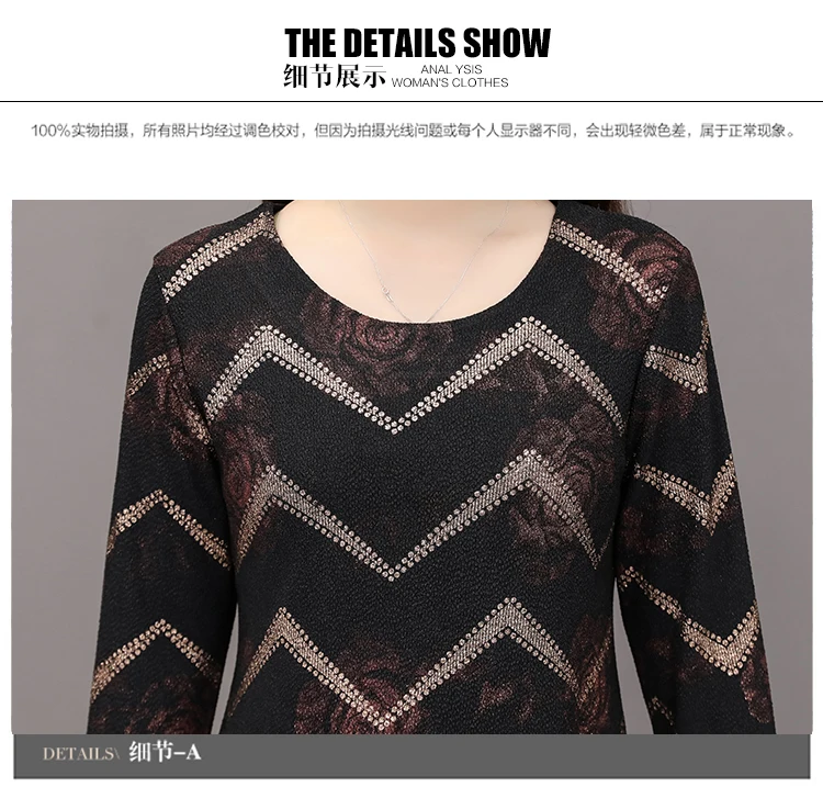 5XL размера плюс красные женские винтажные Длинные Блузки модная Осенняя рубашка с длинным рукавом Женские полосатые топы camisas mujer элегантные