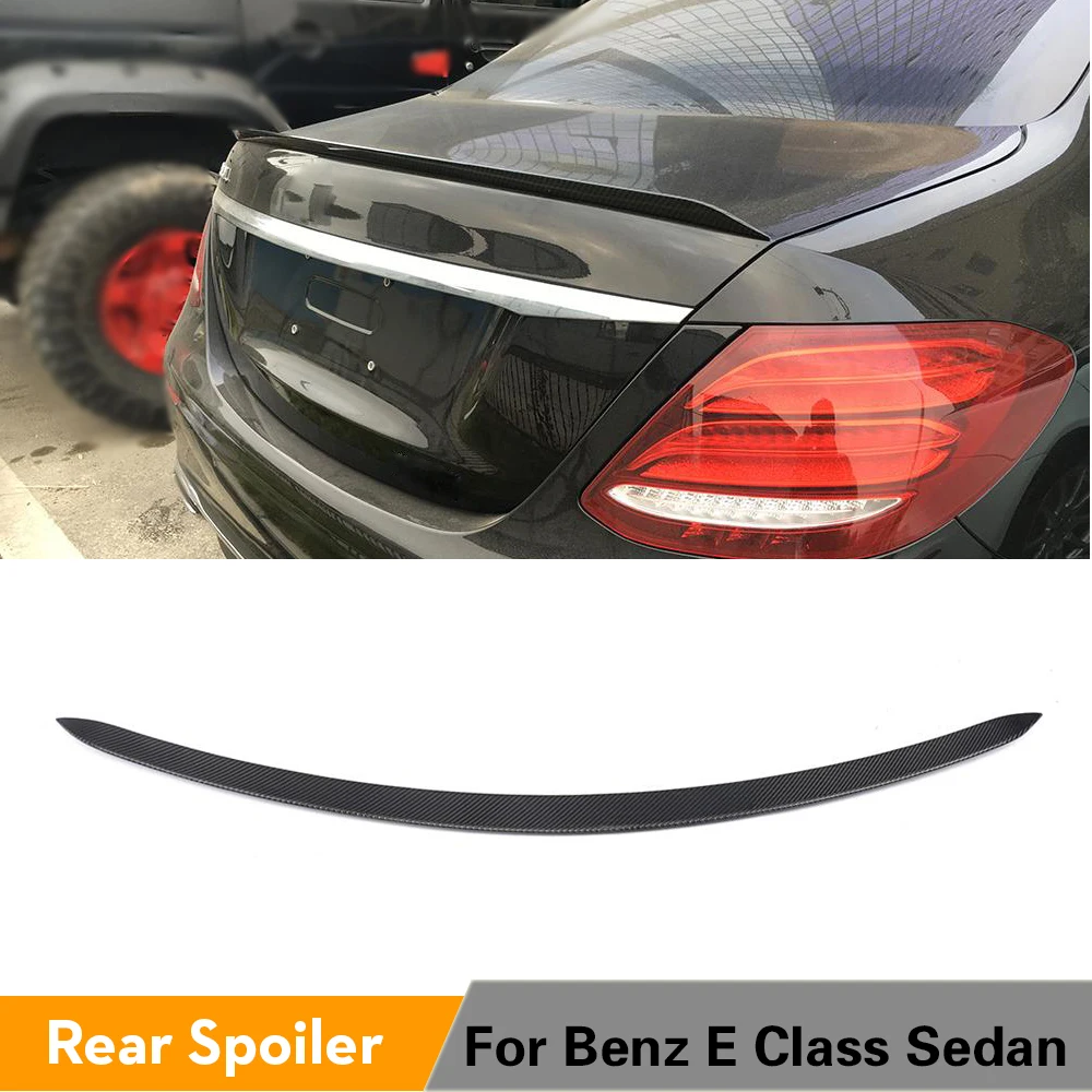 Задний спойлер на багажник для Mercedes Benz E Class W213 E250 E300 E43 E63 AMG Sedan 4 двери 2016 2017 из