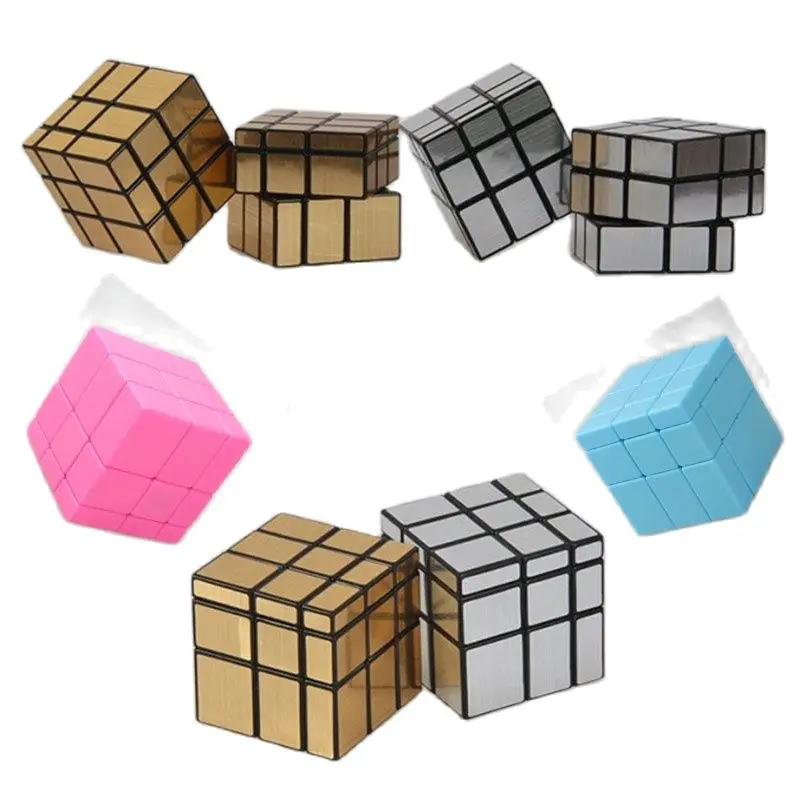 3x3x3 зеркальные блоки Магические кубики профессиональная скоростная Головоломка