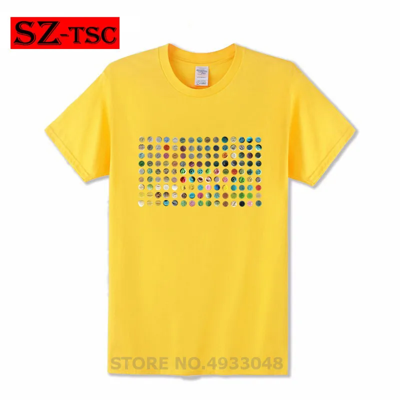 Мужская футболка с короткими рукавами 80's Rave Music хлопковая Футболка принтом