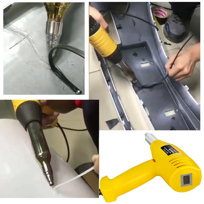 Тепловой пистолет термостат с цифровым дисплеем горячего воздуха сварочный