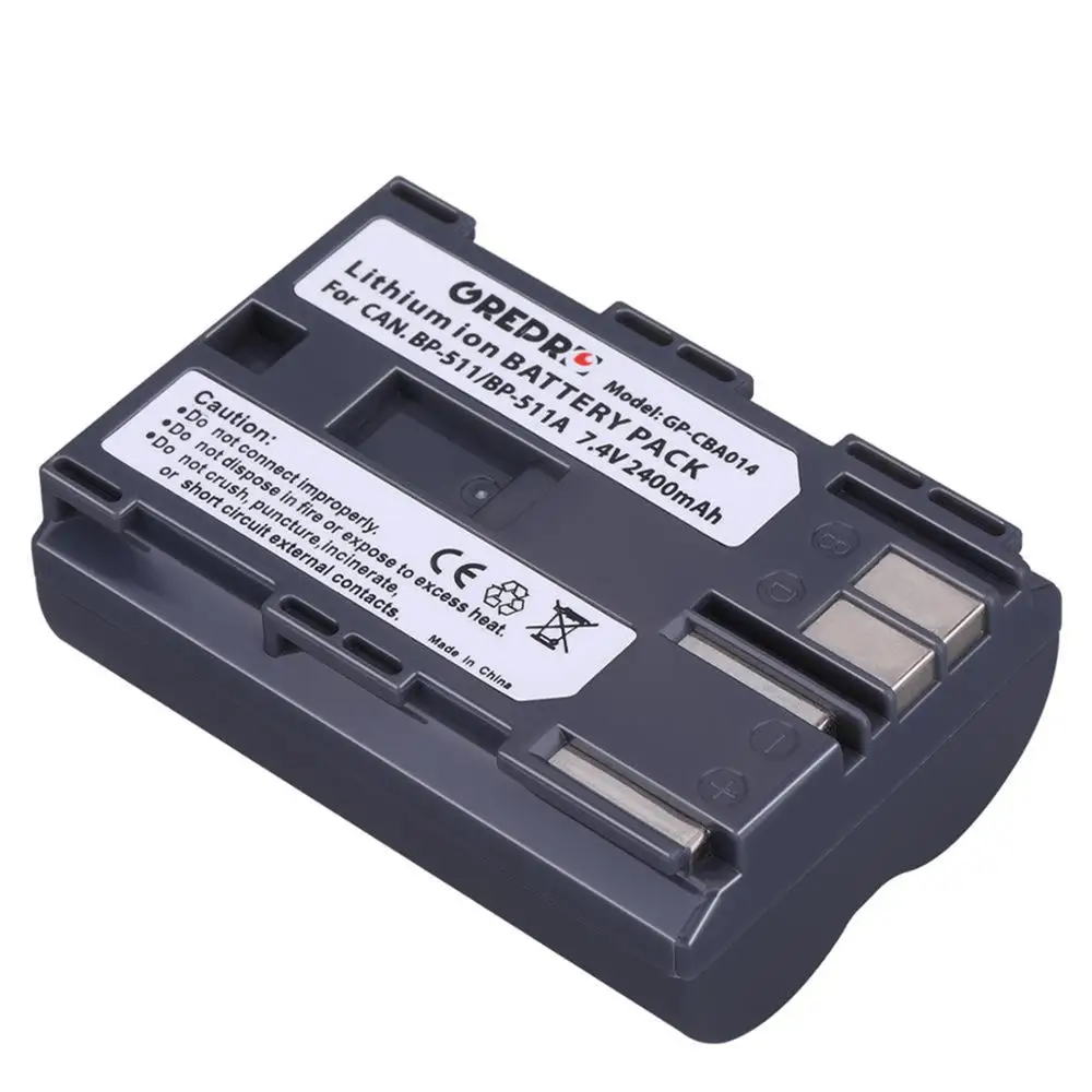 BP 511 511A Батарея + светодиодный Зарядное устройство с Тип Type C и Micro USB Порты разъёмы