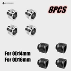 8 шт курган жесткий фитинги для труб, Росомаха серии расширенной против выпадения волос, для OD1416 мм жесткий трубы FBYKNF