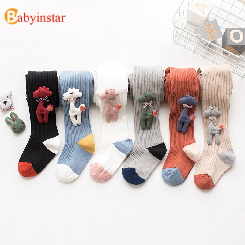 2019 леггинсы для девочек детские штаны гетры с аппликацией в виде оленя детская