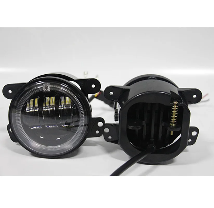 2 шт 4-дюймовый круглый светодиодный противотуманный светильник 12 в 30 Вт 6000 К