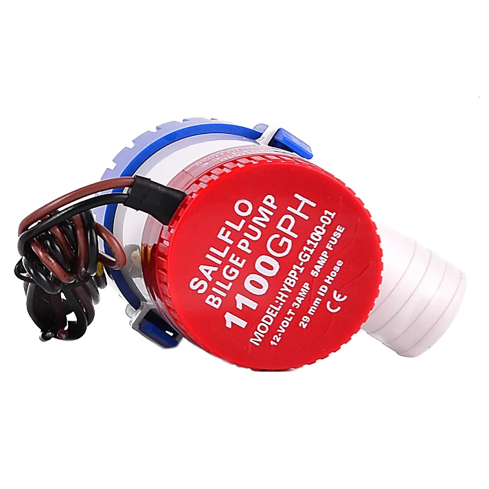 Откачивающий насос погружной 12 В/24 В неавтоматический морской откачивающий 1100
