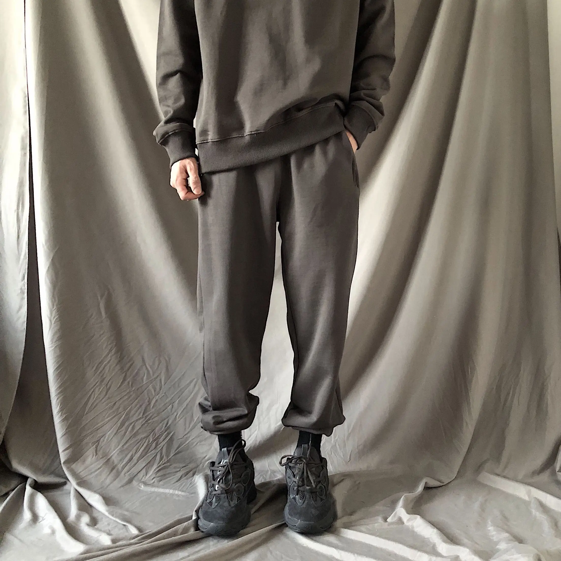 Осенне зимние женские мужские штаны комплект из двух предметов базовая одежда