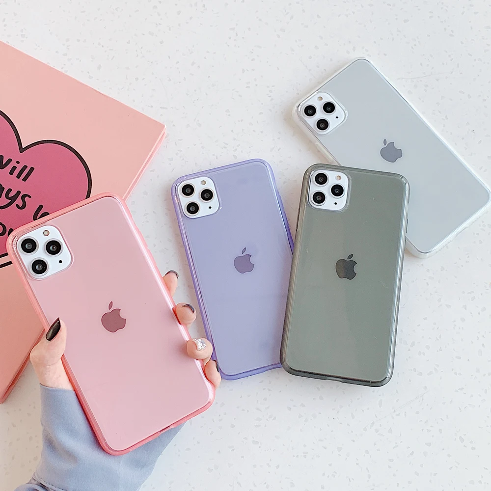 Противоударный прозрачный чехол LOVECOM для телефона iPhone 12 Mini Pro Max 11 XR XS X 7 8 6 Plus