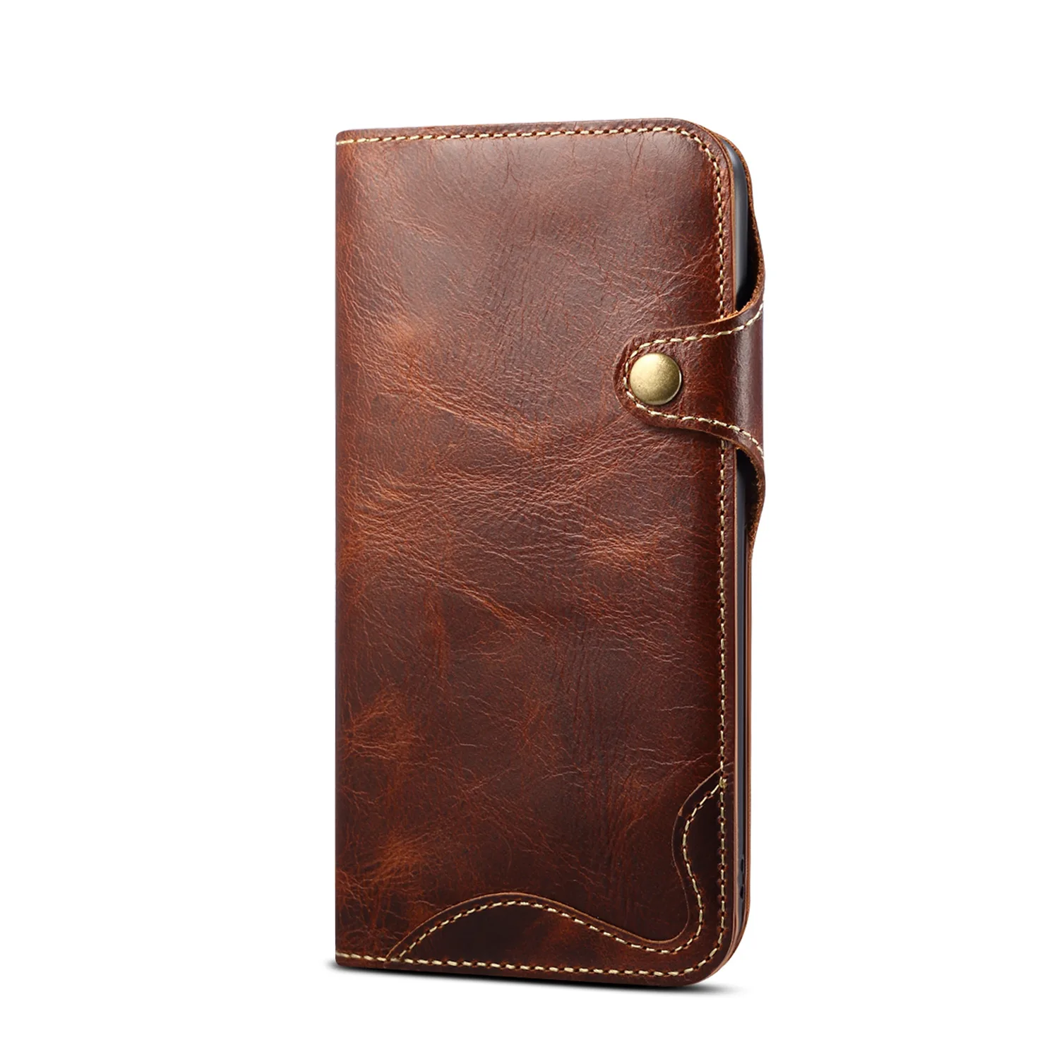 

Suitable for Apple iPhone 12 leather phone case Pro card wallet anti-fall flip cover phone cover Max
