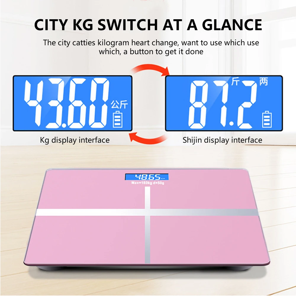 

Весы электронные с ЖК-дисплеем и закаленным стеклом