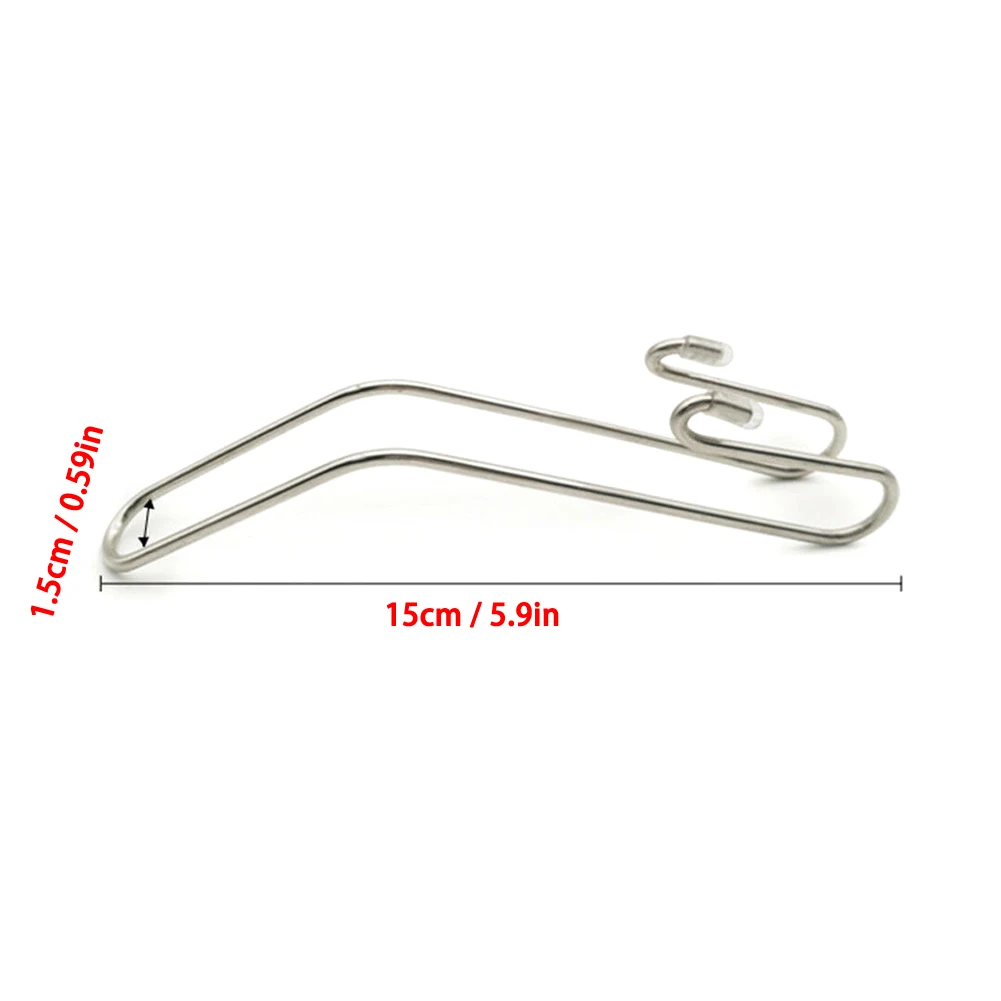 

4pcs Stainless Steel Auto Car Seat Back Hooks Hangers Organizer Universal Multifunction Storage Hooks House Storage Hook Durable