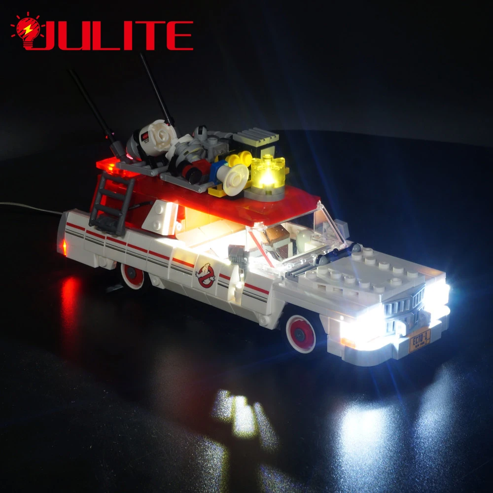 Светодиодный светильник комплект для 75828 Ecto 1 & 2 Ghostbusters модель "Сделай своими