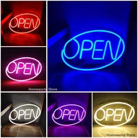 open led neon sign light logo decoration lamp with remote control for shop store restaurant bar usb battery box powered