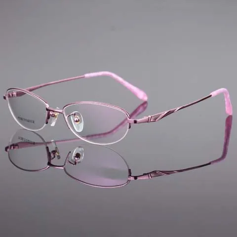 Новинка 8283 модная оправа для очков Женская оптическая титановая | Аксессуары