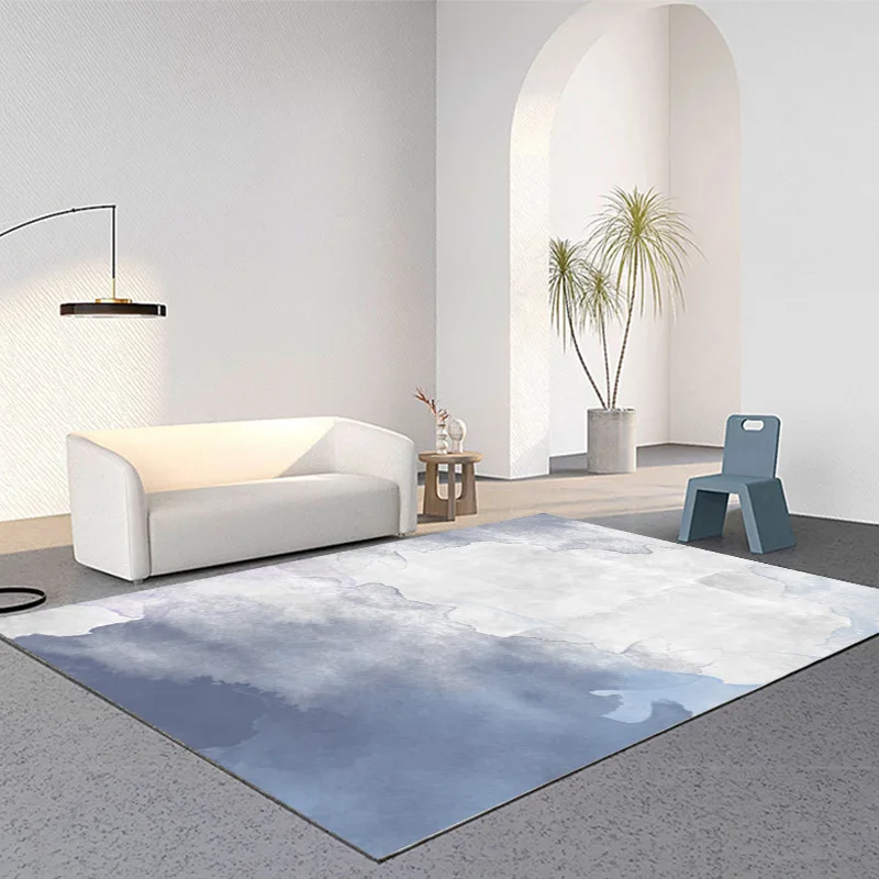 

Современный ковер для гостиной в китайском стиле, простой коврик с чернилами для дома, спальни, кабинета, дивана